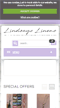 Mobile Screenshot of lindsayslinens.co.uk